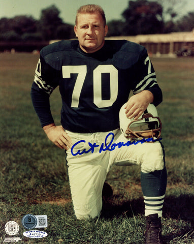 Art Donovan Autographed/Signed Baltimore Colts 8x10 Photo Beckett 47743