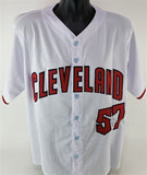 Shane Bieber Signed Cleveland Indian Jersey (Beckett) 2020 Cy Young Award Winner