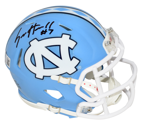 SAM HOWELL AUTOGRAPHED NORTH CAROLINA TAR HEELS SPEED MINI HELMET BECKETT