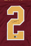 Dyami Brown Signed Washington Football Team Jersey (Beckett Holo) 2021 Draft Pck