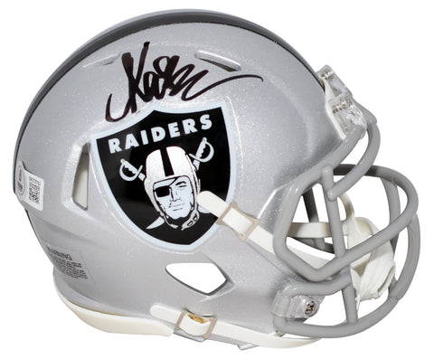 MARCUS ALLEN SIGNED OAKLAND RAIDERS SPEED MINI HELMET BECKETT