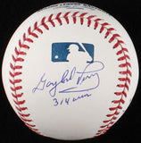 Perry, Niekro, & Sutton Signed OML Baseball 3 / 300 Game Winners on 1 Baseball