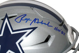 Roger Staubach Signed Dallas Cowboys Authentic Speed Flex Helmet BAS 30668