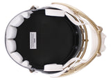 49ers George Kittle Signed Slate Full Size Speed Rep Helmet W/ Case BAS Witness