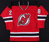 Damon Severson Signed Devils Jersey (Frst Class Autographs) New Jersey Defense