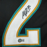 Autographed/Signed Maurice Jones-Drew Jacksonville Black Football Jersey BAS COA