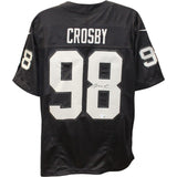 Maxx Crosby Autographed Las Vegas Raiders Black Nike Vapor Jersey FAN 45790