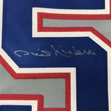 FRAMED Autographed/Signed PHIL NIEKRO 33x42 Atlanta Grey Jersey JSA COA Auto