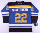 Kevin Shattenkirk Signed St Louis Blues Reebok Jersey (PSA) 14th pick 07 Draft