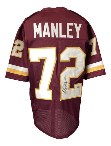 Dexter Manley Washington Signed Maroon Football Jersey Sports Integrity