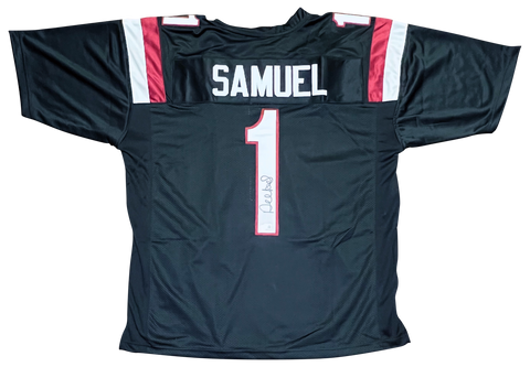 DEEBO SAMUEL SIGNED SOUTH CAROLINA GAMECOCKS #1 BLACK JERSEY BECKETT