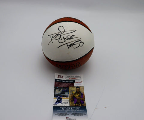 Norman Nixon Autographed mini basketball JSA COA