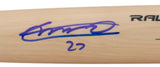 Vladimir Guerrero Jr. Toronto Blue Jays Signed Blonde Rawlings Baseball Bat JSA