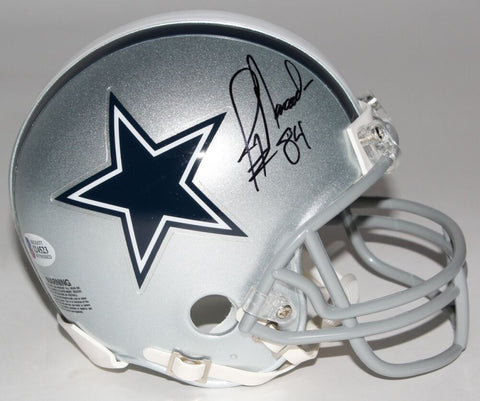 Jay Novacek Signed Dallas Cowboys Mini Helmet (Beckett COA) 5 time Pro Bowl T.E.