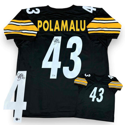 Troy Polamalu Autographed Signed Jersey - Black - Beckett Authenticated