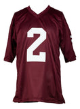 Johnny Manziel Signed Texas A&M Aggies Jersey Inscribd "Johnny Fu**ing Football"