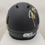 DEION SANDERS SIGNED COLORADO BUFFALOES ALTERNATE SPEED MINI HELMET BECKETT QR