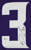 Dalvin Cook Authentic Signed Purple Pro Style Jersey Autographed BAS Witnessed