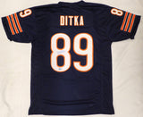 Chicago Bears Mike Ditka Autographed Blue Jersey (Mark) Beckett BAS QR #BK82167