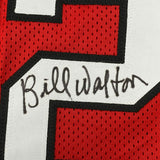 Framed Autographed/Signed Bill Walton 33X42 Portland Red Jersey JSA COA