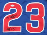 Ryne Sandberg "HOF 05" Signed Chicago Cubs Jersey (JSA) 10xAll Star 2nd Baseman