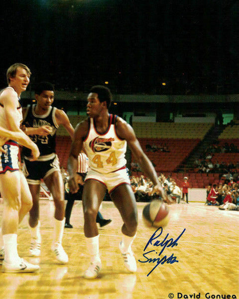 Ralph Simpson Autographed/Signed Denver Nuggets ABA 8x10 Photo 13230