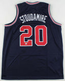 Damon Stoudamire Signed Arizona Wildcats Jersey (JSA COA) 1995 7th Overall Pick