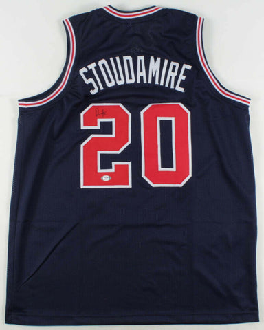 Damon Stoudamire Signed Arizona Wildcats Jersey (JSA COA) 1995 7th Overall Pick