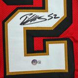 Autographed/Signed Patrick Willis San Francisco Red Alternate Jersey BAS COA