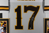 JOSH ALLEN (Wyoming white SKYLINE) Signed Autographed Framed Jersey Beckett