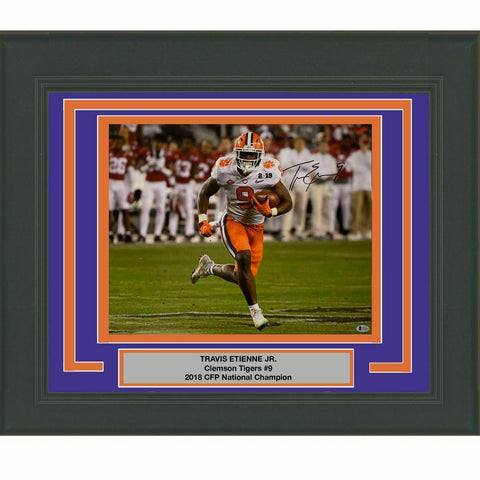 FRAMED Autographed/Signed TRAVIS ETIENNE JR Clemson 16x20 Photo Beckett COA #2