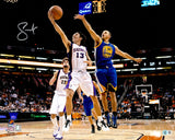 STEVE NASH AUTOGRAPHED 16X20 PHOTO SUNS VS. STEPHEN CURRY BECKETT WITNESS 233674