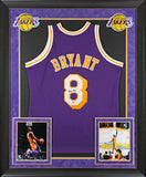 Lakers Kobe Bryant Signed Purple M&N 1996-97 HWC Framed Jersey PSA #B11410