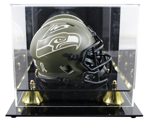 Seahawks Kenneth Walker III Signed STS Speed Mini Helmet W/ Case BAS Witnessed