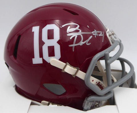 Brian Robinson Autographed Signed Alabama Mini Helmet Fanatics Holo #DQ16443614