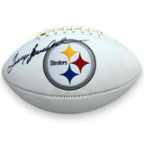 Terry Bradshaw Autographed Signed Pittsburgh Steelers Logo Football - JSA