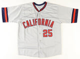 Jim Abbott Signed California Angels Jersey (Beckett) Pitched a No Hitter 9/04/93