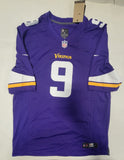 JJ MCCARTHY SIGNED MINNESOTA VIKINGS NIKE AUTHENTIC SCREENPRINT JERSEY BECKETT