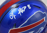 O.J. Howard Autographed Buffalo Bills Flash Speed Mini Helmet-Beckett W Hologram