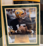 Starr Signed 36x44 Framed Jersey "5X NFL Champion", "MVP I, II," & HOF '77 - JSA