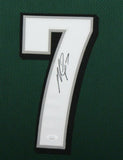 MICHAEL VICK (Eagles green SKYLINE) Signed Autographed Framed Jersey JSA