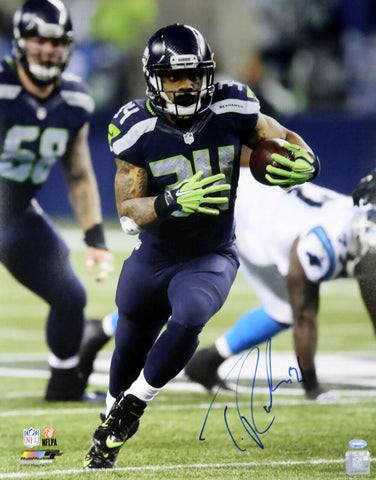 THOMAS RAWLS AUTOGRAPHED SIGNED 16X20 PHOTO SEATTLE SEAHAWKS MCS HOLO 113553