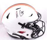 Amari Cooper Autographed Browns F/S Lunar Speed Flex Helmet-Beckett W Hologram