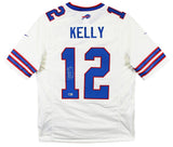 Bills Jim Kelly Authentic Signed White Nike Limited Jersey BAS Witnessed