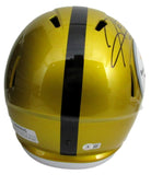 Hines Ward Autographed/Inscr Full Size Flash Replica Helmet Steelers Beckett