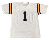 Warren Moon Signed Minnesota Vikings White Jersey (Beckett COA) 9xPro Bowl Q.B.