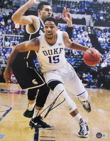 Jahlil Okafor Autographed 11x14 Basketball Photo Duke Beckett