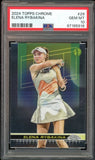 2024 Topps Chrome Tennis #29 Elena Rybakina RC 1st PSA 10 GEM MINT