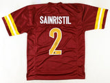 Mike Sainristil Signed Washington Commanders / Redskins Jersey (Beckett) D.B.