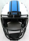 Barry Sanders Autographed Lions Lunar Speed Authentic FS Helmet- JSA W*Baby Blue